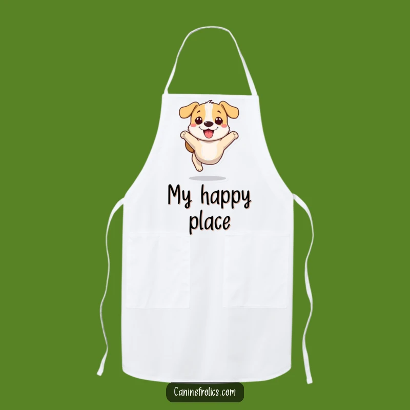 Funny Dog Apron: Joyful Chef Pup, Hilarious Kitchen Gift for Dog Lovers