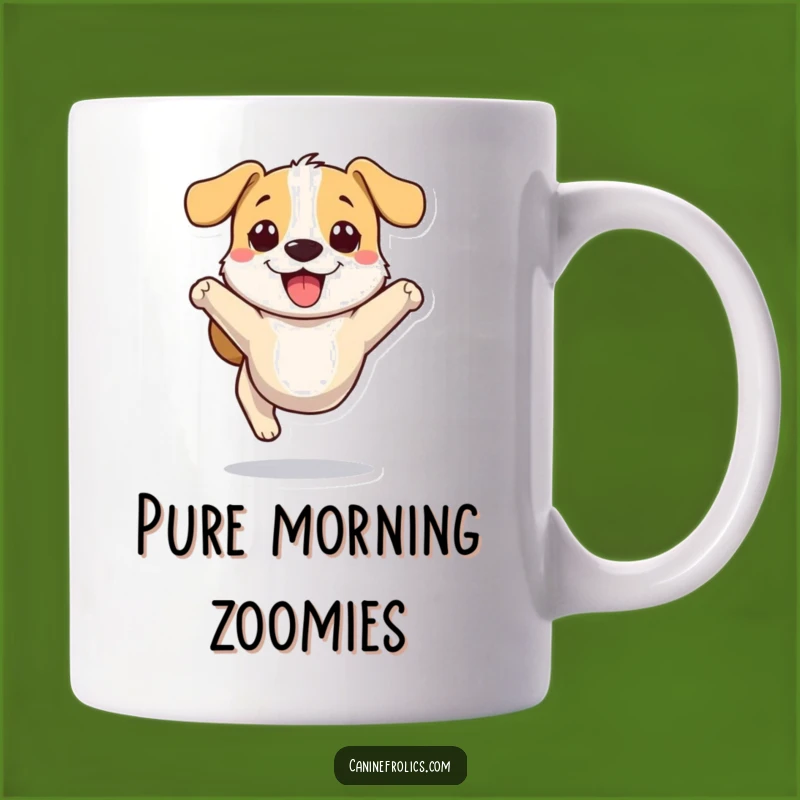 Funny Dog Mug: Joyful Pup Character, Boundlessly Happy, Perfect Gift for Dog Lovers