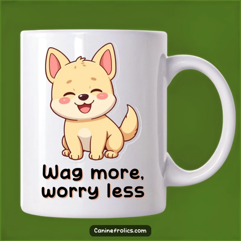 Funny Happy Dog Tail Wagging Mug - The Ultimate Joyful Canine Gift