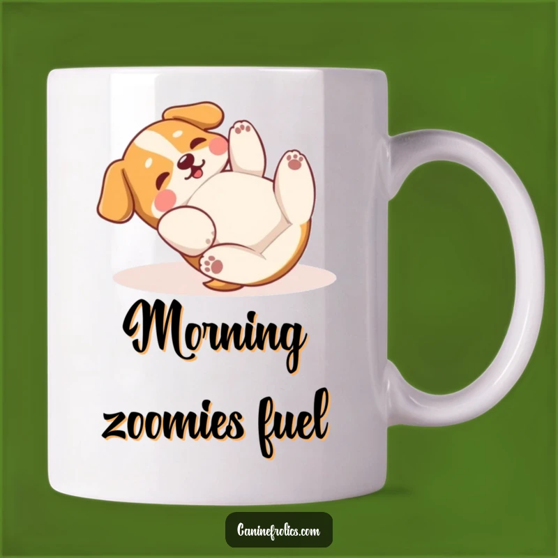 Funny Dog Belly Rub Mug: Capture Playful Canine Bliss, Perfect Gift