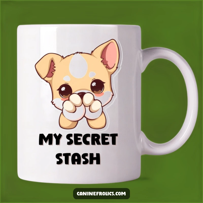 Funny Big Eyed Dog Mug - Adorable Winking Canine Coffee Cup, Perfect Funny Gift