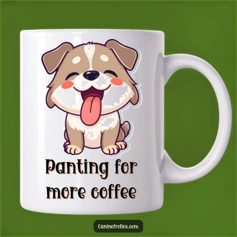 Funny Joyful Dog Panting Mug A Happy Gift For Dog Lovers
