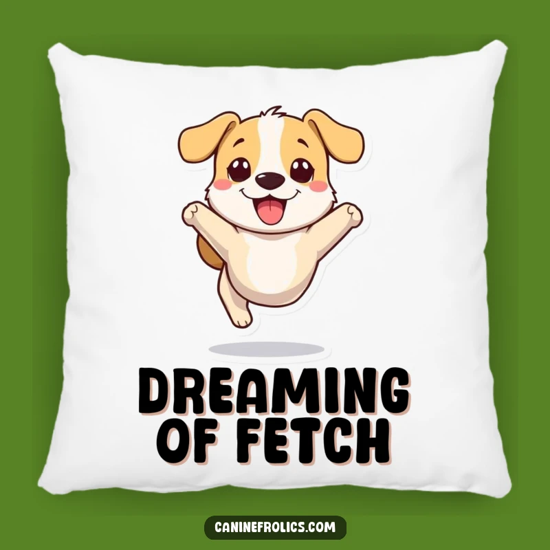Funny Dog Pillow: Bounding Pup Cuddle Buddy, Soft and Hilarious Gift