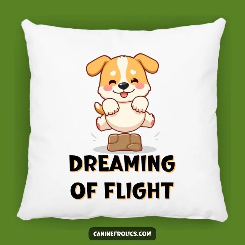Funny Dog Leaping Pillow: Soft Canine Jump Cushion, Comfy & Funny Gift for Dog Lovers