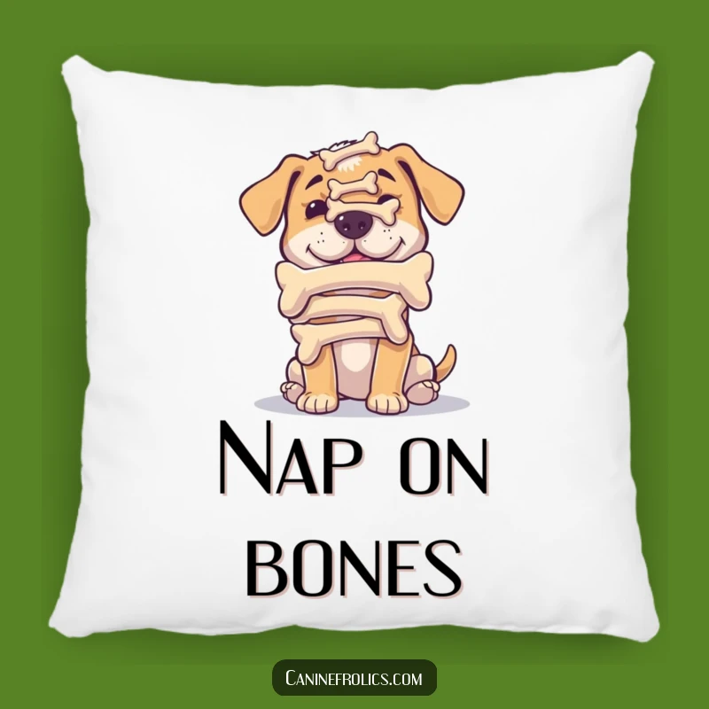 Funny Bone Balance Dog Pillow: Cozy Comfort with Hilarious Canine Tricks