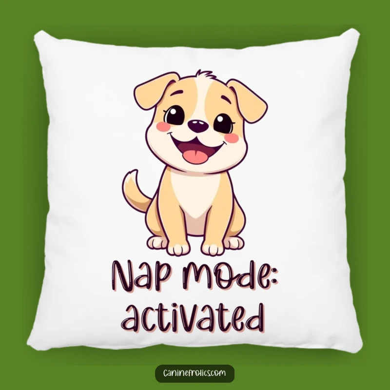 Funny Happy Grin Dog Pillow A Comfy Funny Gift For Cuddles