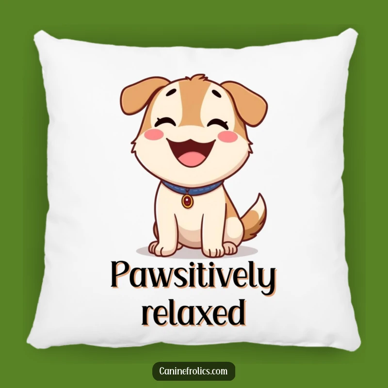 Funny Happy Dog Panting Pillow: Cozy Sunny Comfort, Adorable Funny Gift