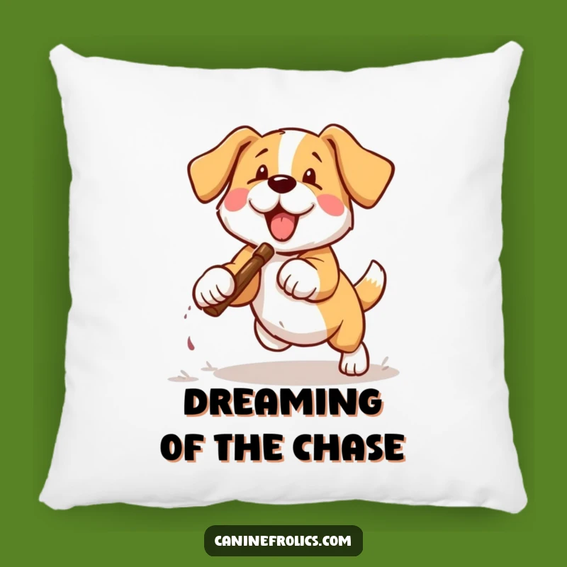 Soft Funny Dog Fetching Stick Pillow: Snuggle with This Hilarious Canine Companion!