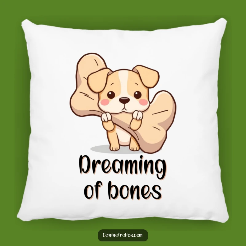 Soft Funny Peek-a-Bone Dog Pillow: Cuddle Up in Mystery
