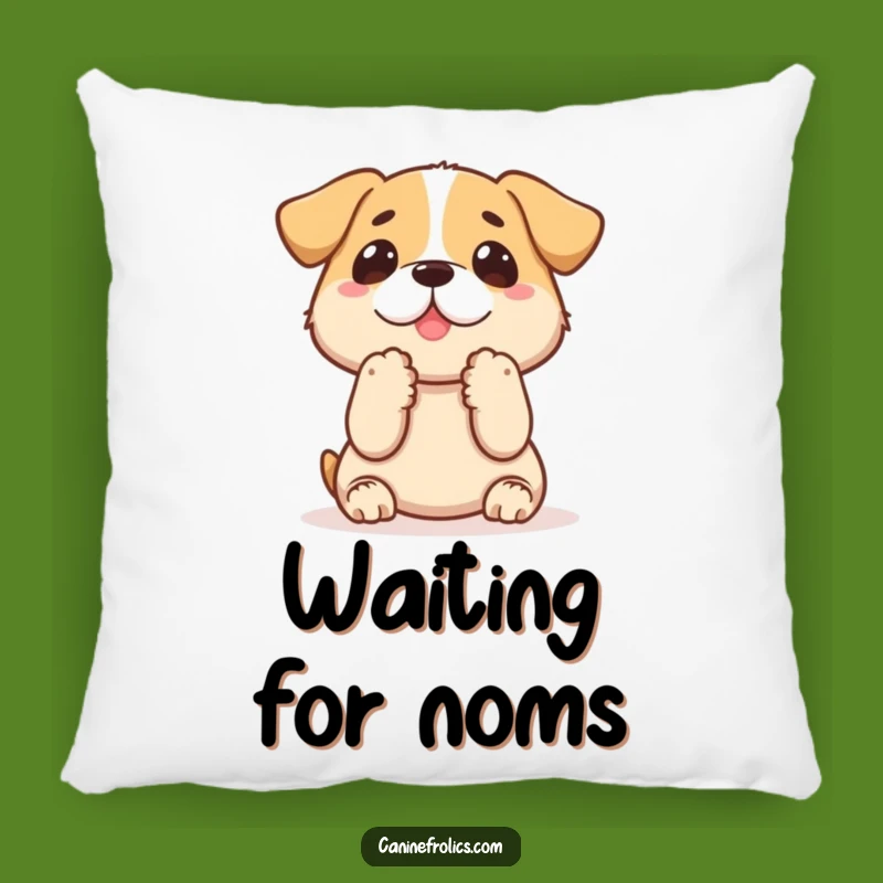 Funny Dog Treat Pillow: Paws Up Comfort Gift