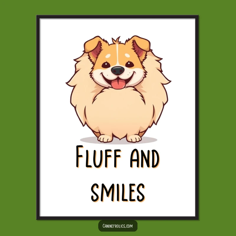 Funny Dog Tail Peek Digital Art: Instant Hilarious Joy for Your Walls