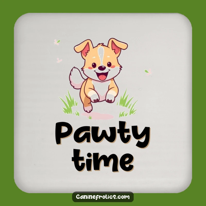 Funny Dog Coaster: Cheerful Field Bound Canine, Protective Gift