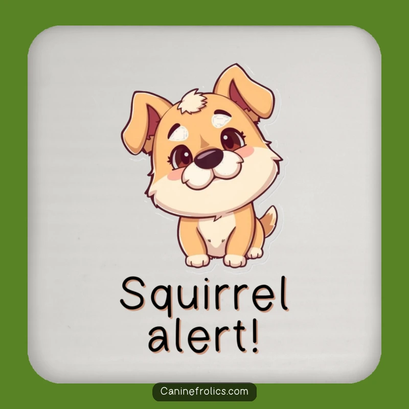 Funny Goofy Dog Drink Coaster: Protect Surfaces With Canine Curiosity, Cute Funny Gift