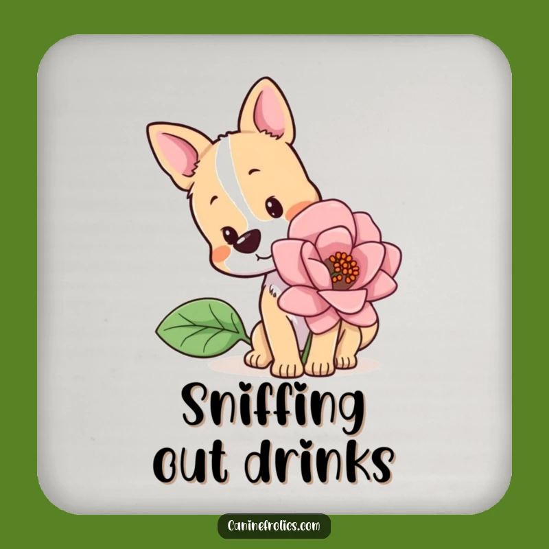 Funny Head Tilt Dog Coaster A Small Gift For Nature Lovers