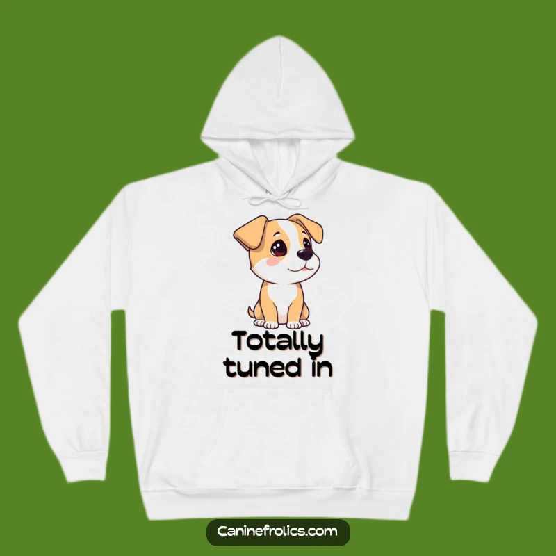 Cozy Funny Listening Dog Hoodie: Warm & Humorous Attentive Pup Wear