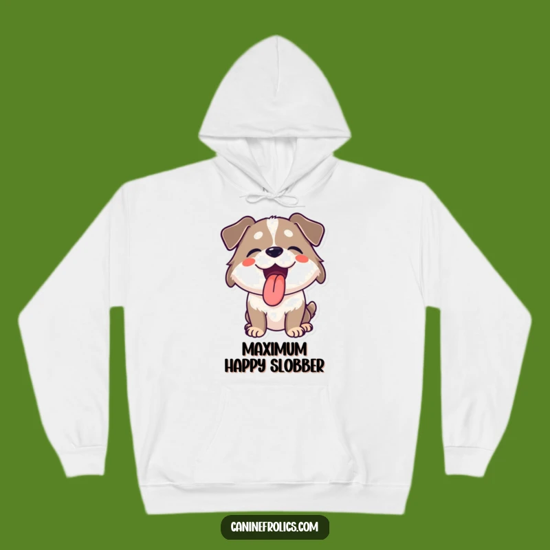 Funny Panting Dog Hoodie A Cozy Gift For Happy People