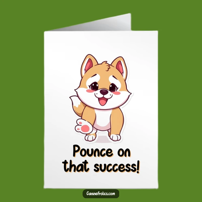 Free Printable Congrats Card: Pounce-worthy Success, Humorous Downloadable Gift!
