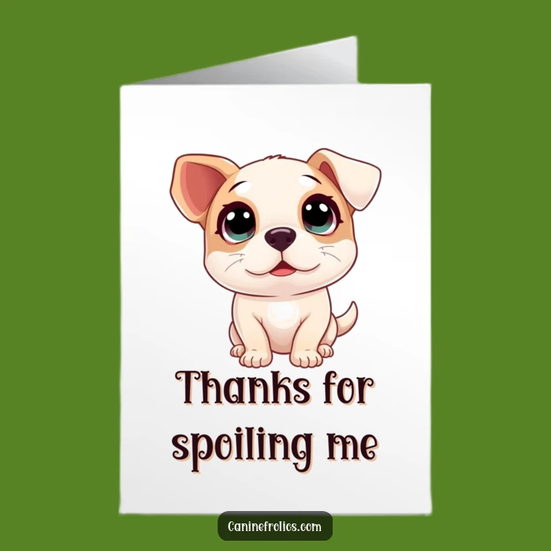 Free Printable Thank You Card: Sweet Dog Eyes, Charming Downloadable Gift!