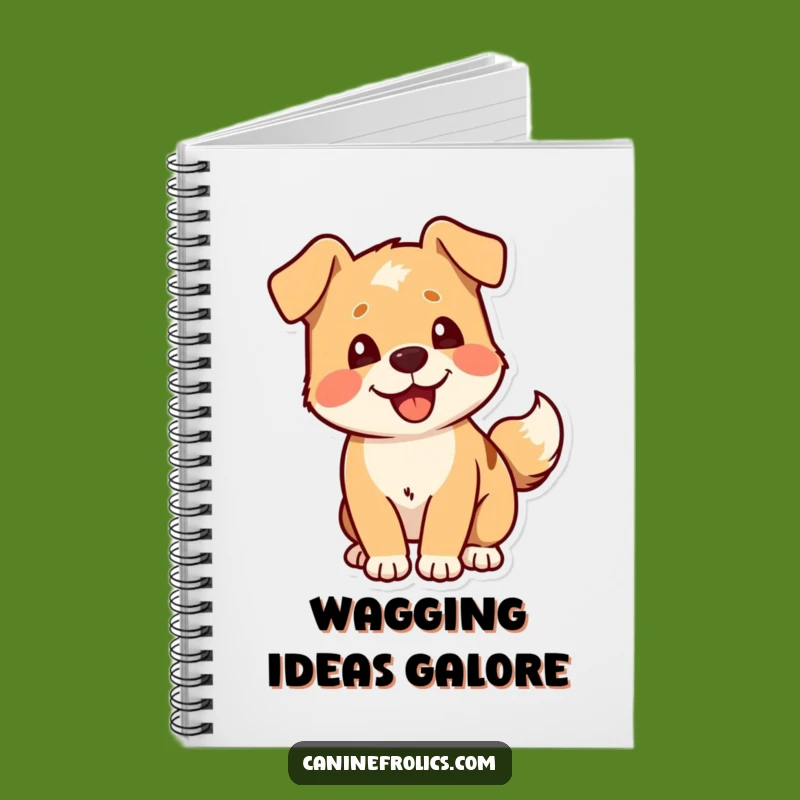 Funny Dog Notebook: Pure Delight Tail Wag Journal, Gift Idea
