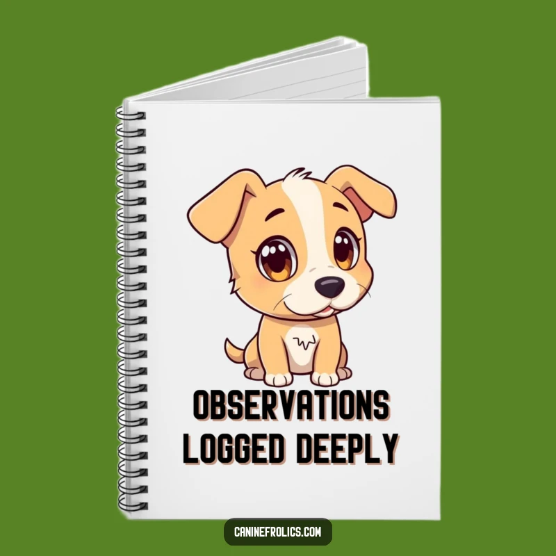 Funny Dog Notebook: Attentive Watcher, Distant Object, Jot Down Notions