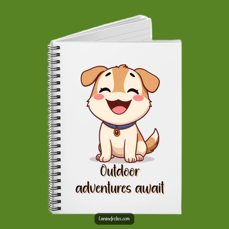 Funny Happy Dog Panting Notebook: Jot Down Joy, Perfect Funny Gift