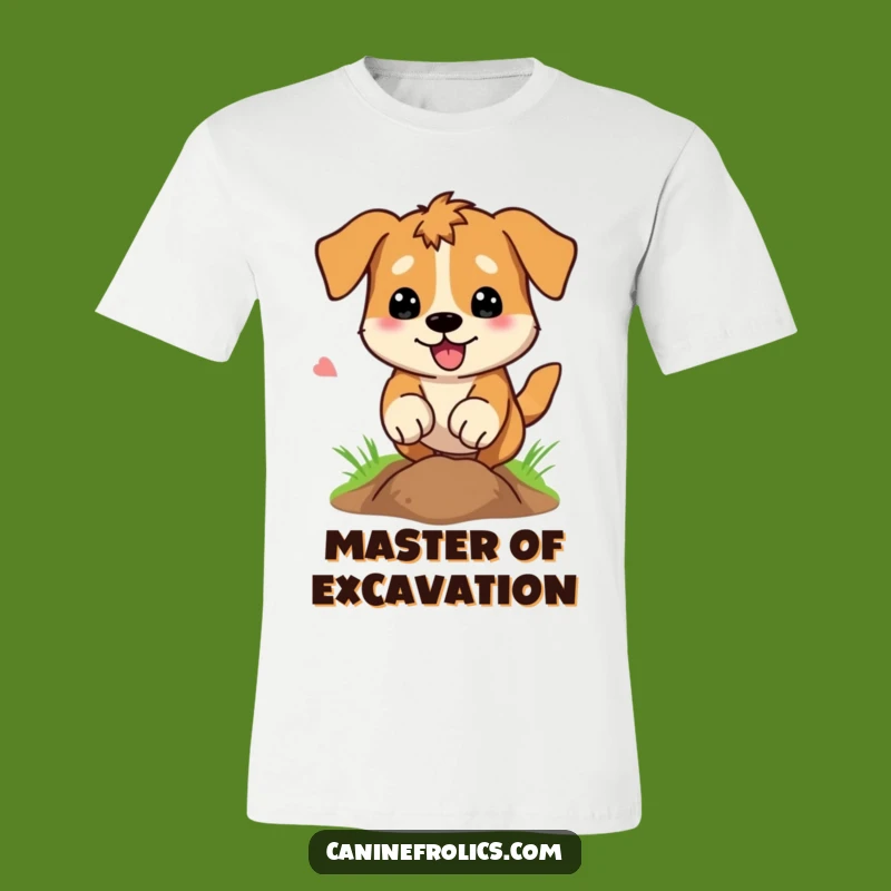 Funny Dog Digging T-Shirt: Wear Your Enthusiasm, Great Gift!