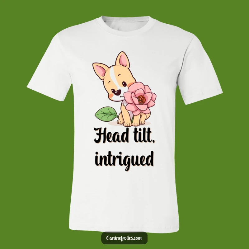 Funny Head Tilt Dog T-Shirt A Gift For The Curious Explorer