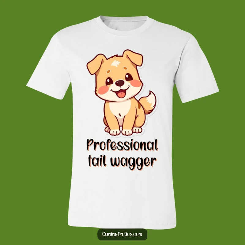 Funny Dog T-Shirt: Pure Delight Tail Wag, Happy Canine Tee Gift