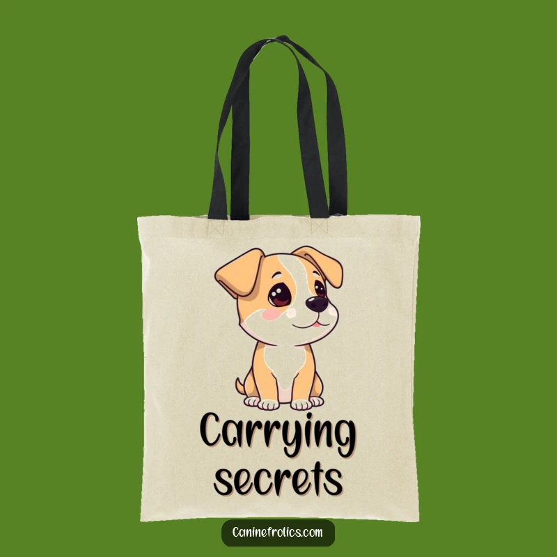 Funny Listening Dog Tote Bag: Carry Your Secrets with This Humorous Accessory