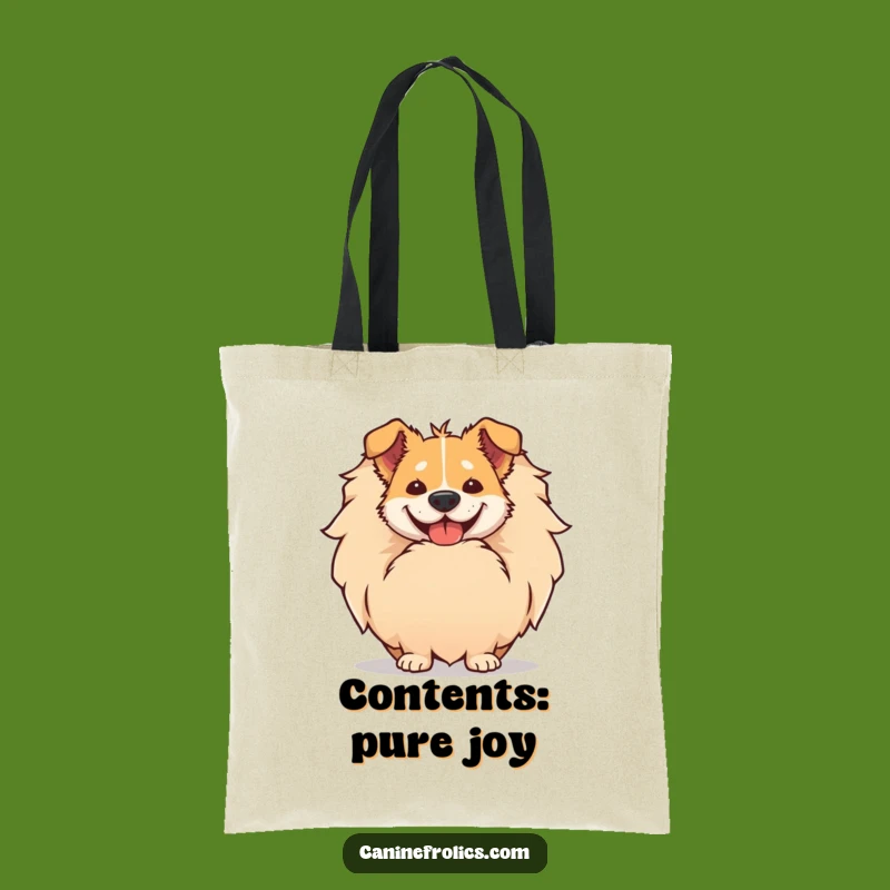Funny Dog Tail Peek Tote Bag: Carry Smiles with This Hilarious Accessory