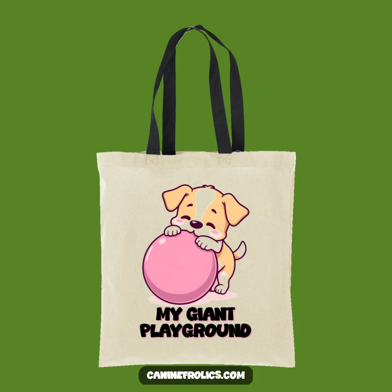 Funny Dog Ball Tote Bag - Carry Your Playfulness with Hilarious Ease!
